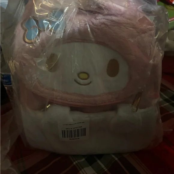 Loungefly Sanrio Exclusive My Melody Plush Cosplay Mini Backpack - Picture 1 of 2